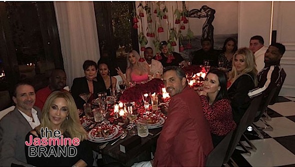 Kris Jenner Hosts Valentine's Day Dinner Party: Jada Pinkett-Smith, Boyfriend Corey Gamble, Kyle Richards + Rob, Kim & Khloe Kardashian Spotted 