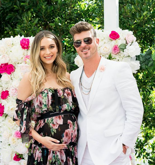 Robin Thicke’s 23-Year-Old Girlfriend Welcomes Newborn Daughter [VIDEO]