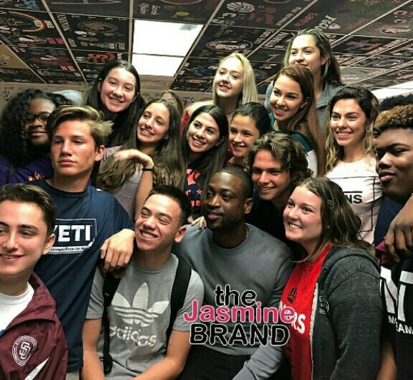 Dwyane Wade Makes Surprise Visit To School Shooting Victims [VIDEO]