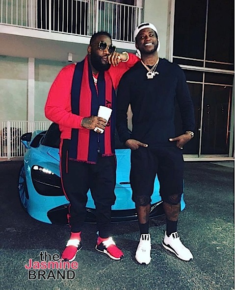 Rick Ross Steps Out With Gucci Mane: I’m All Better Now! [Spotted. Stalked. Scene.]