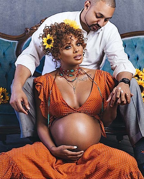 Eva Marcille Poses w/ Fiance In New Maternity Shoot