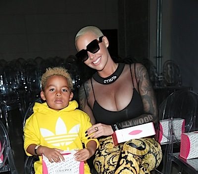 Amber Rose Allows 5-Year-Old To Curse At Home, Doesn’t Want Him To Use N-Word