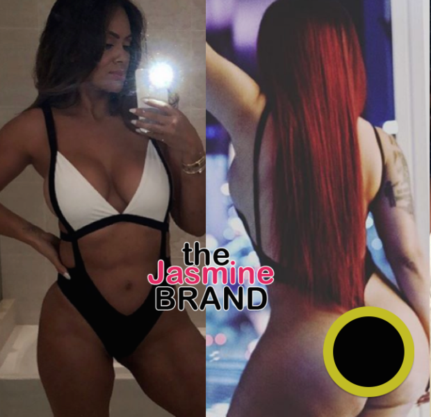 K.Michelle Wears Thong Swimsuit, Revealing Reduced Booty + Evelyn Lozada’s Serves Bathroom Bawdy [Photos]