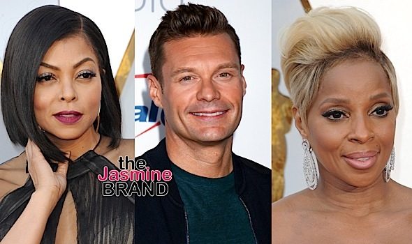 Mary J. Blige Supports Ryan Seacrest + Taraji P. Henson Denies Shading Him