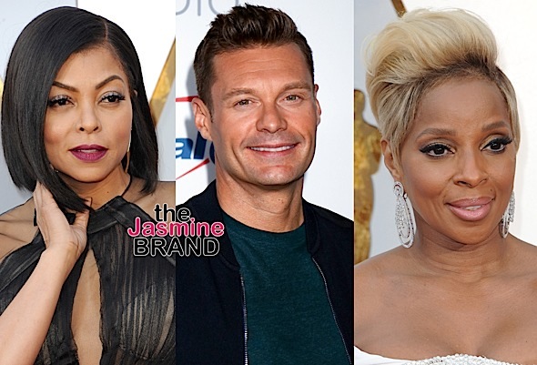 Mary J. Blige Supports Ryan Seacrest + Taraji P. Henson Denies Shading Him