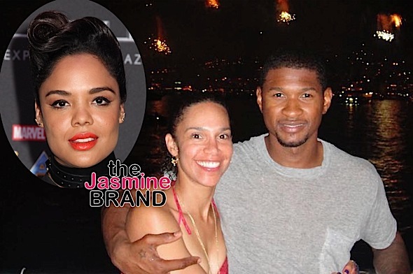 Usher Was Flirting w/ Tessa Thompson Before Announcing Split To Wife Grace Miguel