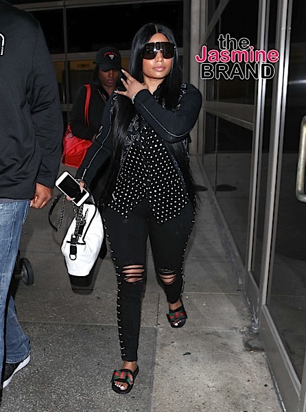 Nicki Minaj Makes Rare Public Appearance [Celebrity Stalking]