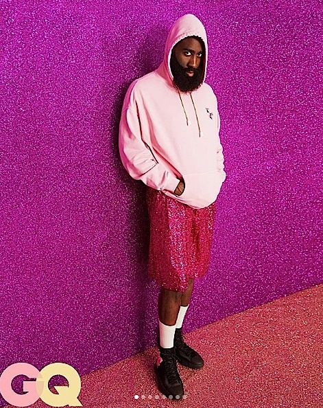 NBA Baller James Harden Pops With Color In New Shoot [Photos]