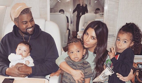 KimYe’s Party of 5 On Their Private Jet + Kylie Jenner & Baby Stormi!