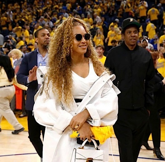 Beyonce Rocks Alexander Wang, Calvin Klein & YSL To Warriors Game [Celebrity Fashion]