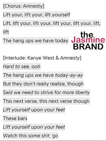 Kanye West - Lift Yourself Lyrics