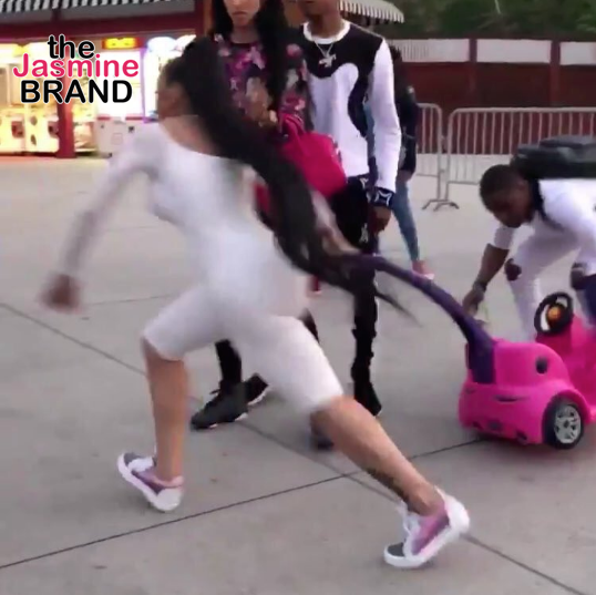 Blac Chyna Loses Major Paycheck From Stroller Company – Six Flags Brawl, Oral Sex Tape To Blame