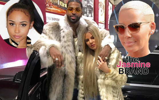 Tristan Thompson’s Baby Mama Reacts to NBA Baller Allegedly Cheating on Khloe Kardashian + Amber Rose Chimes In
