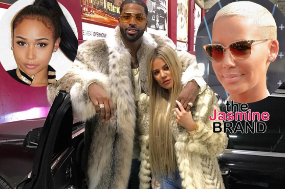 Tristan Thompson’s Baby Mama Reacts to NBA Baller Allegedly Cheating on Khloe Kardashian + Amber Rose Chimes In