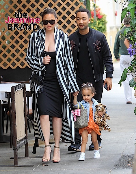 Chrissy Teigen & John Legend’s 2-Year-Old Daughter Carries Designer Bag