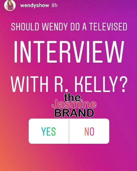 Wendy Williams Wants To Interview R.Kelly, But Is Concerned About Backlash