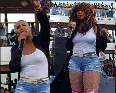 Tamar Braxton Snatches Wig Off During Show [VIDEO]