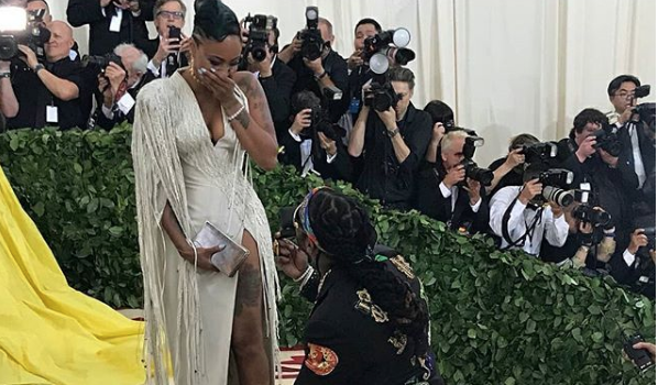2 Chainz Proposes To Long-Term Girlfriend At Met Gala [VIDEO]