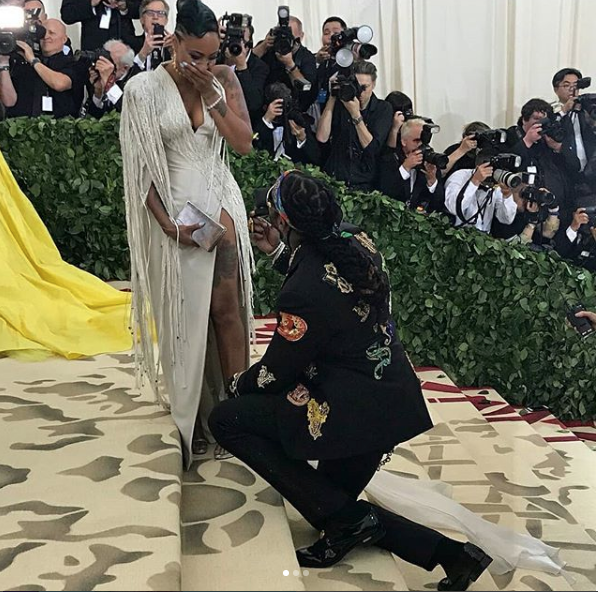 2 Chainz Proposes To Long-Term Girlfriend At Met Gala [VIDEO]