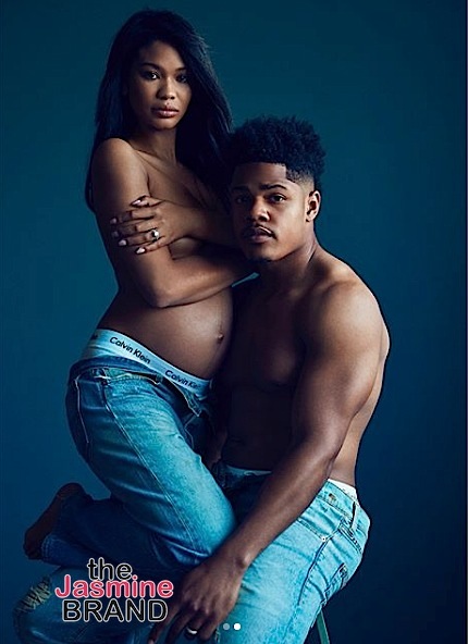 Chanel Iman & Husband Sterling Shepard Are Having A Baby! [Photos]