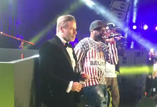 John Travolta Dances w/ 50 Cent At Cannes Party [VIDEO]
