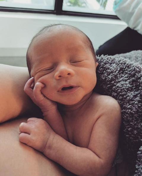 Chrissy Teigen & John Legend Debut Newborn Son Miles [Photos]