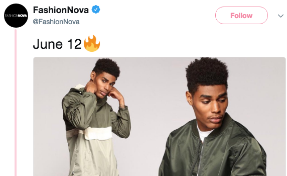 Fashion Nova Announces Menswear Line