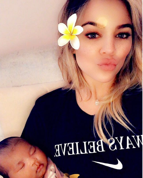 Khloe Kardashian Shares New Photo Of Baby True