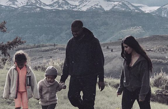 Kim Kardashian & Kanye In Wyoming w/ Kids, Amidst Donda’s House Controversy