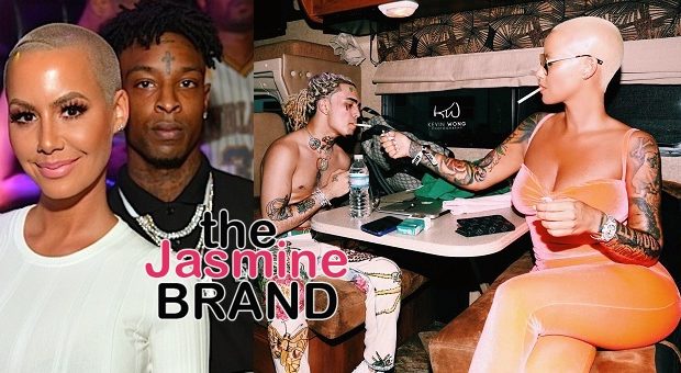 Amber Rose Denies Dating 17-Year-Old Lil Pump: I Still Love 21 Savage! + Savage Shares Cryptic Message