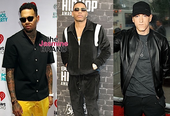 Chris Brown, Nelly, Eminem – Women’s Group Want Artists Removed From Spotify