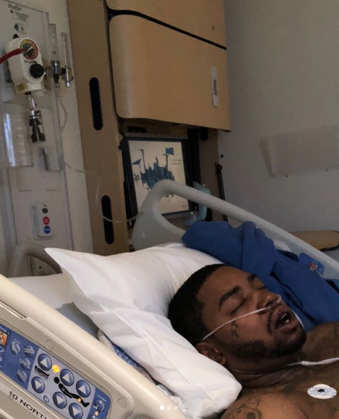 Lil Scrappy Survives Bloody Car Crash, After Friend Falls Asleep At The Wheel! [Photos]