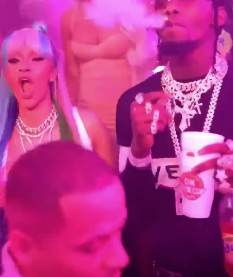 Offset Blows Smoke Into Cardi B’s Face, Rappers Slammed For Exposing Unborn Baby To Smoke