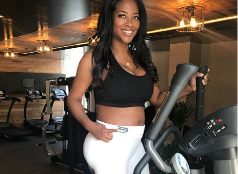 A Pregnant Kenya Moore Hits The Gym – I’m Staying Fit For My Baby!