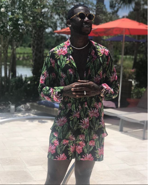 Gucci Mane Receives Backlash For “Romper Style” Clothing While Vacaying in Florida