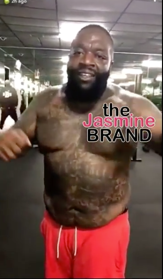 Rick Ross Shows Off His Weight Loss : I Have A Two-Pack!