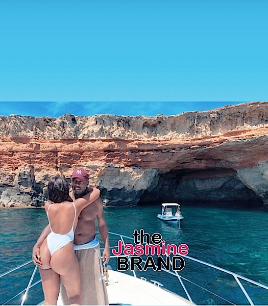 Idris Elba Grabs Fiancée’s G-String Booty On Vacay