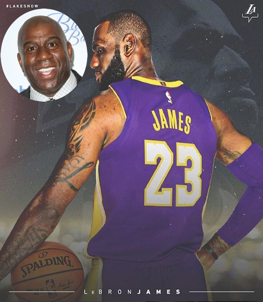 Kobe Bryant Responds to LeBron James Officially Signing w/ Lakers, Magic Johnson Considers LeBron Best Player in the World