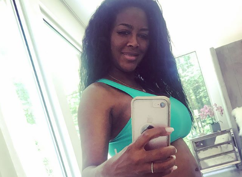 Kenya Moore Shows Growing Baby Bump, Amidst Reports of Not Returning to RHOA