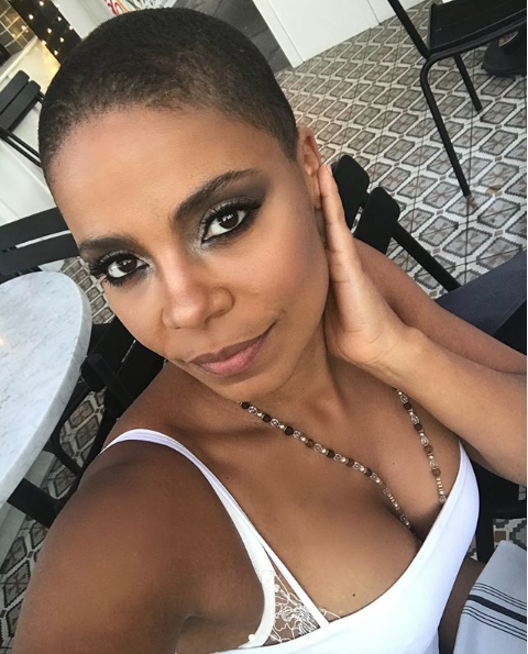 Sanaa Lathan Shows Off Her Bald Head