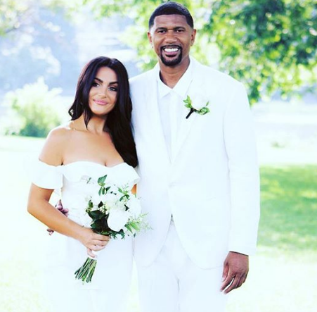 Jalen Rose with charming, Wife Molly Qerim 