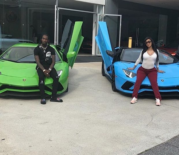 Offset Gives Cardi B An Early B-Day Gift: You’re The 1st In America To Have A Lamborgini Truck!