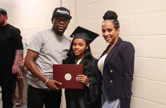 Floyd Mayweather’s Daughter Finished High School At 15, Returned 3 Years Later To Walk Across Stage