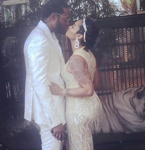 2 Chainz Weds Longtime Girlfriend Kesha Ward Lil Wayne Monica Kanye Kim Kardashian Attend