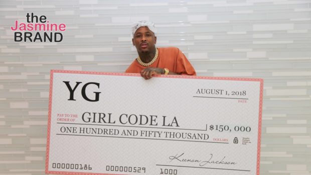 YG Donates $150,000 To Girl Code LA To Help Expose Young Women To Computer Science