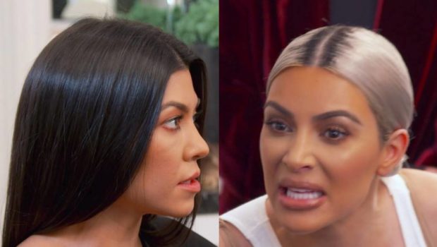 Kim Kardashian Tells Sister Kourtney To Shut The F**k Up – You’re The Least Interesting To Look At