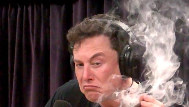 Elon Musk Smokes Weed After Saying “Weed Is Not Helpful For Productivity”
