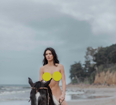 Kendall Jenner Is Butt Naked On A Horse In New Controversial Shoot [Photos]