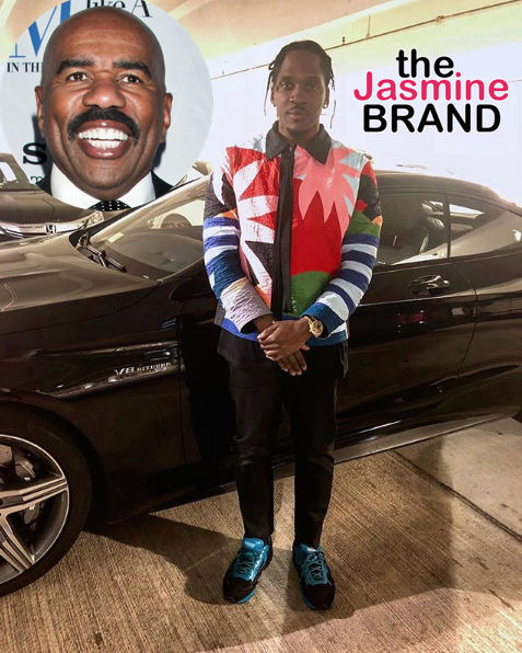 Steve Harvey Calls Pusha T A ‘Broke A** Boy’ [VIDEO]