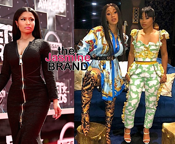 Nicki Minaj Responds To Fan Suggesting She Should Sue Cardi B & Sister For Defamation Of Character